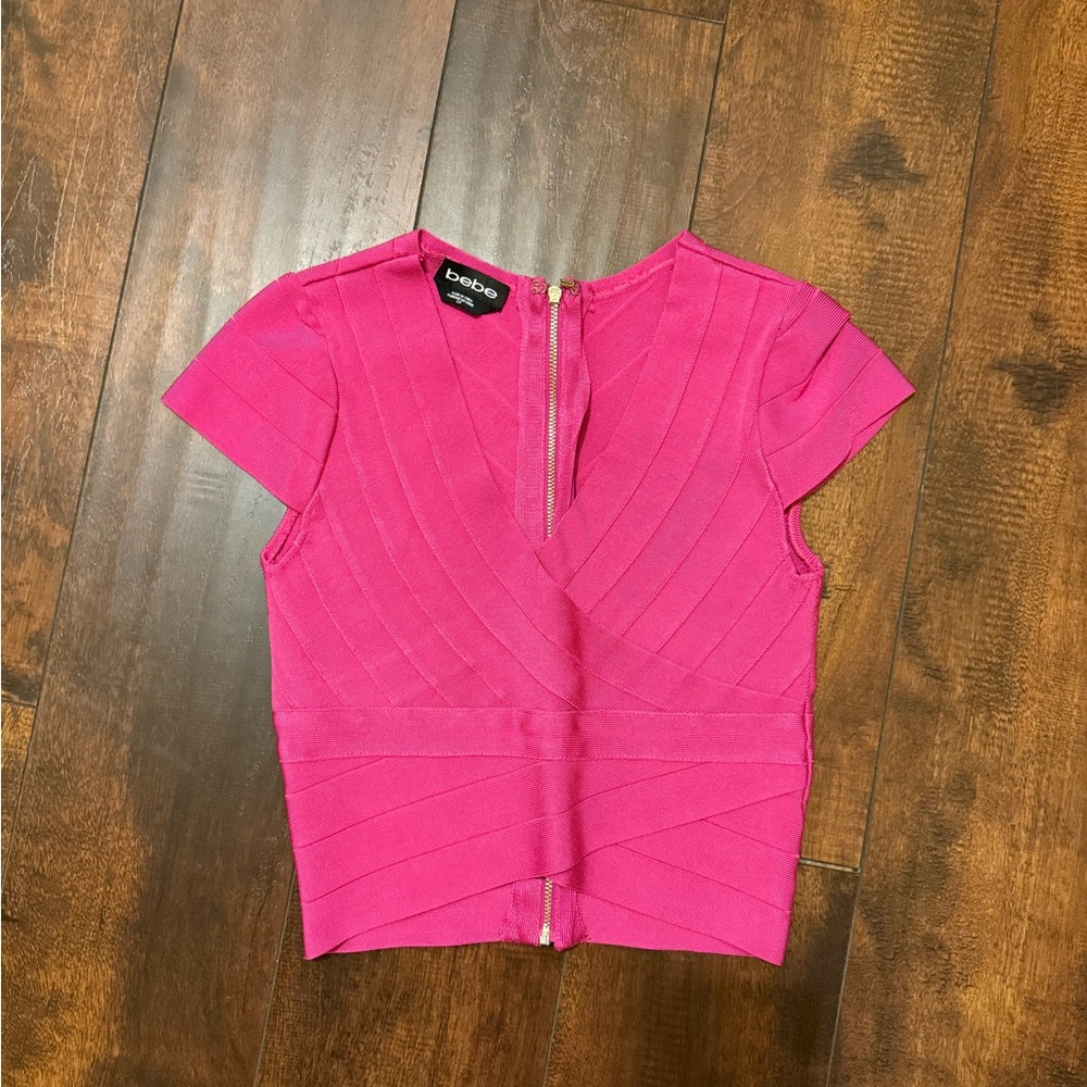 NWOT Bebe Bandage Wrap Top